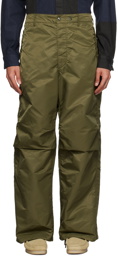 Engineered Garments Green Pleated Trousers