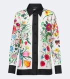 Gucci Gucci Flora silk twill shirt