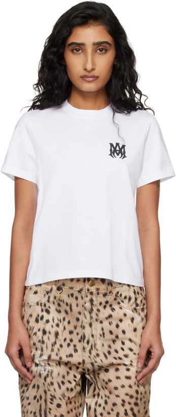 Photo: AMIRI White MA Core Logo T-shirt