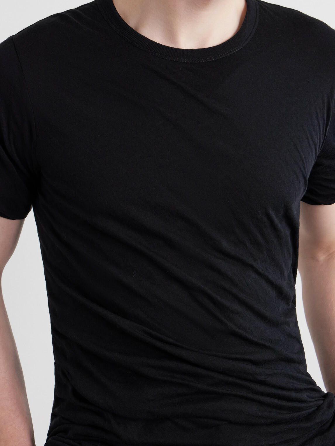 Rick Owens - Double Cotton T-Shirt - Black