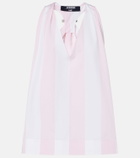 Jacquemus Norma striped cotton poplin top