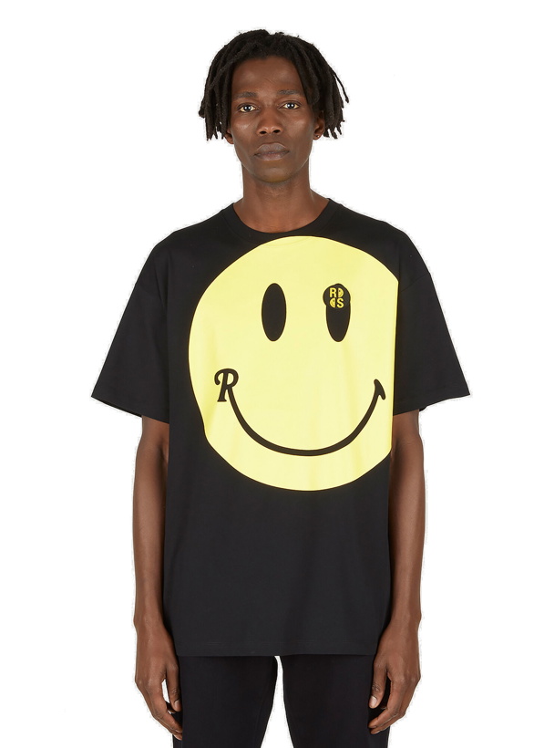 Photo: Big Fit Smiley T-Shirt in Black