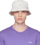 ZEGNA Blue Denim Hardware Bucket Hat