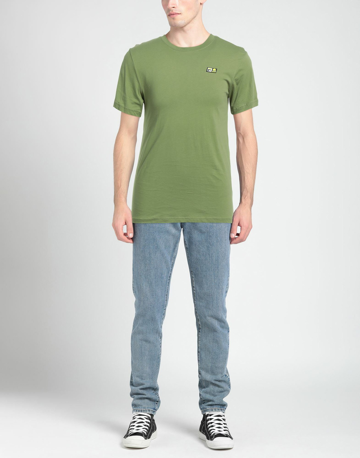 Fila Mens T-shirt Military in Green