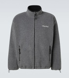 Miu Miu Logo fleece sweatshirt