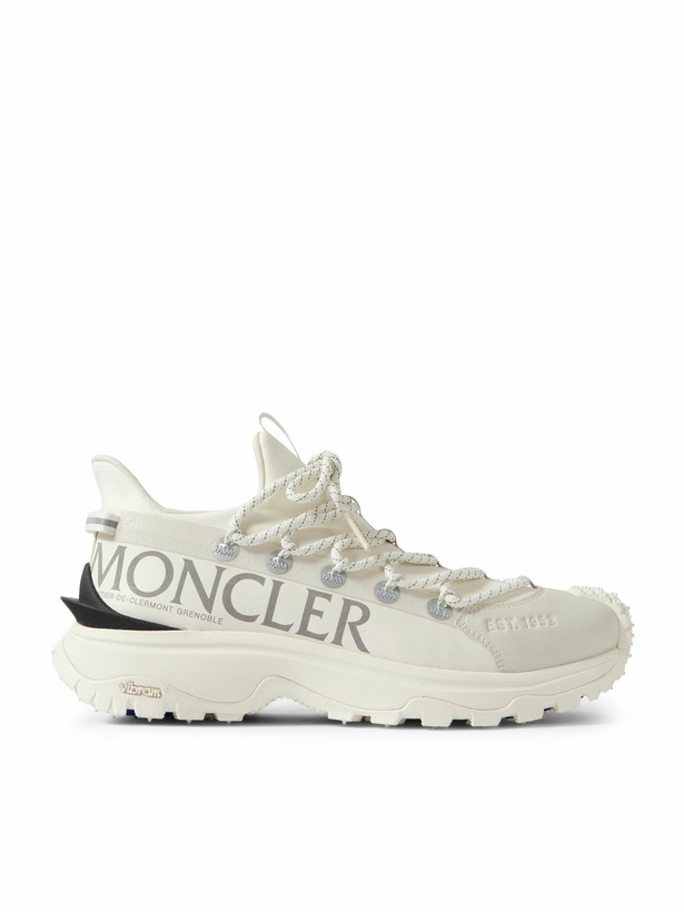 Photo: Moncler - Trailgrip Lite 2 Logo-Print Rubber-Trimmed Ripstop Sneakers - White