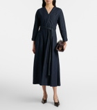 'S Max Mara Ambra denim wrap dress