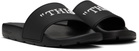 Off-White Black 'This That' Pool Slides