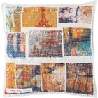 Luna Del Pinal Multicolor Cave Study Stretch Weave Cushion