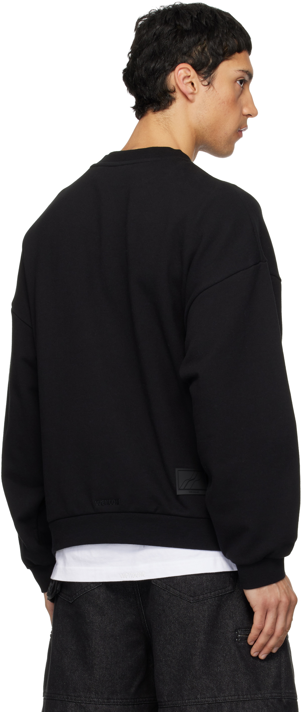 We11done Black 'WE11DONE' Sweatshirt