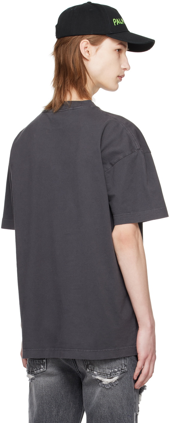 Palm Angels Gray 'The Palm' T-Shirt Palm Angels