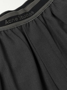 Acne Studios - Pimono Straight-Leg Pleated Gabardine Trousers - Gray