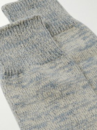 Anonymous ism - GOHEMP Embroidered Ribbed-Knit Socks