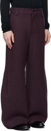pet-tree-kor Purple Resonance Pleat Trousers