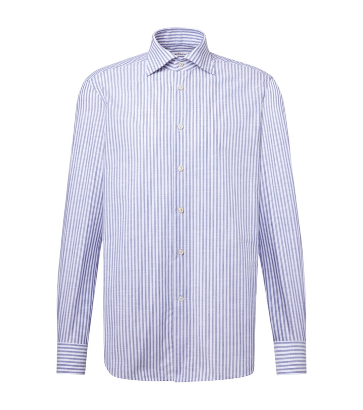 Photo: Kiton Striped cotton shirt