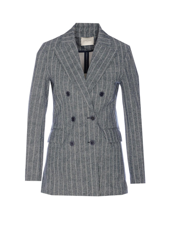 Photo: Circolo 1901 Double Breasted Striped Jacket