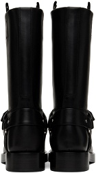 Burberry Black Saddle Low Boots
