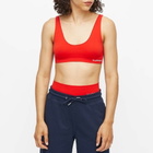 Les Girls Les Boys Women's Semi Sheer Crop Top in Red