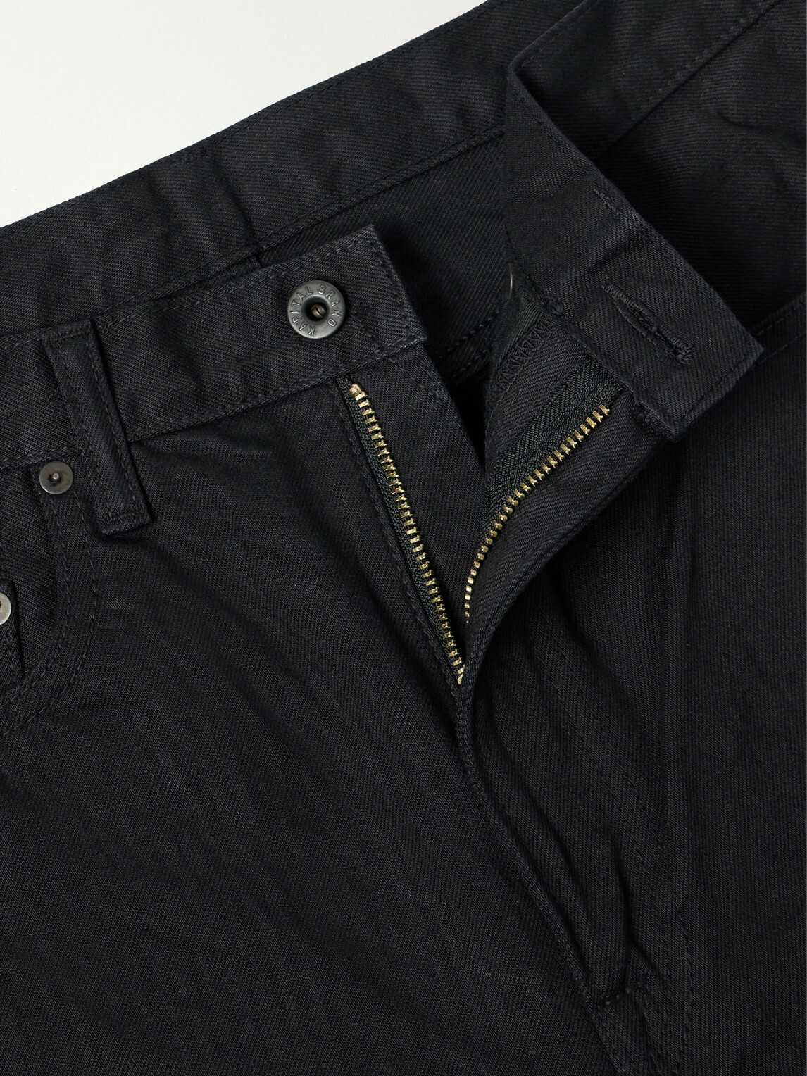 KAPITAL - Straight-Leg Jeans - Black