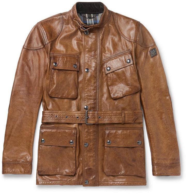 Photo: Belstaff - Trialmaster Leather Jacket - Brown