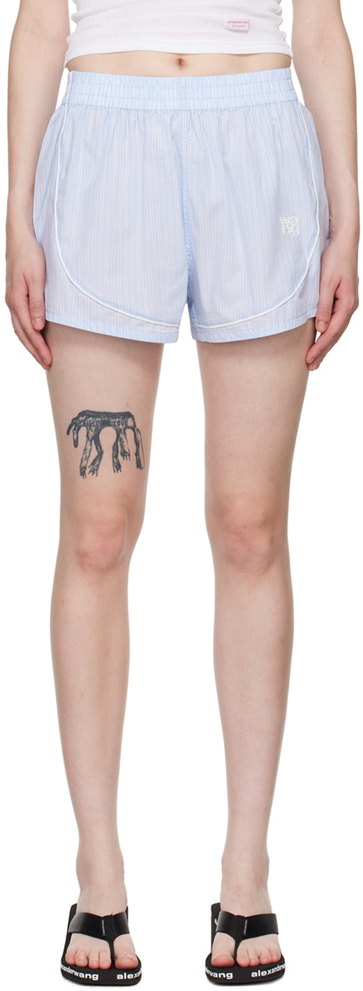 alexanderwang.t Blue Track Shorts