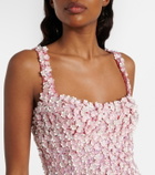 Là Fuori Sequined ombré minidress
