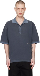 Recto Gray Pigment-Dyed Polo