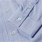 A.P.C. Men's Clement Check Shirt in Light Blue