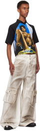 Mowalola Black Touch Me Polo