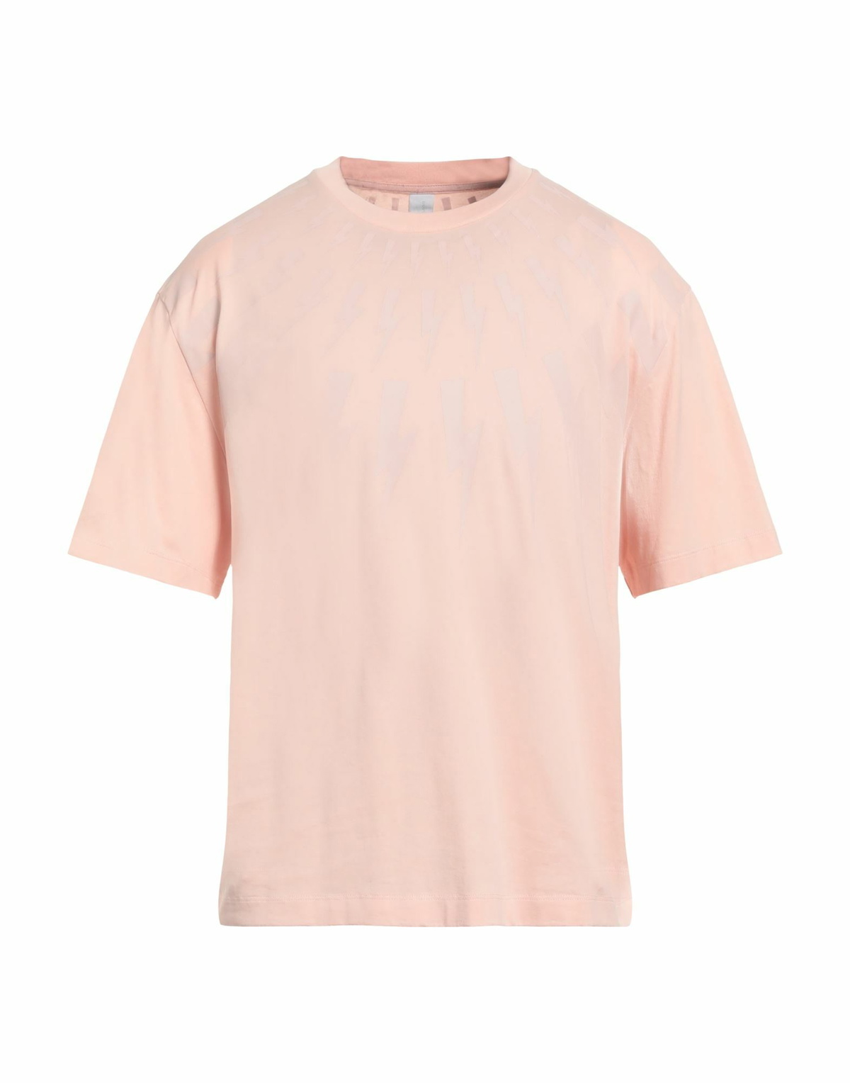 Neil Barrett Mens T-shirt Light in Pink