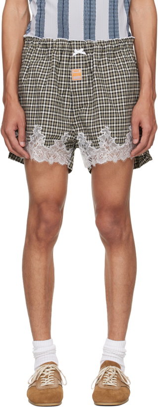 Photo: Martine Rose Khaki & Black French Knicker Shorts