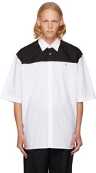 Raf Simons White & Black Americano Shirt
