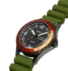 Timex - Archive Navi Land Stainless Steel and Silicone Watch - Black