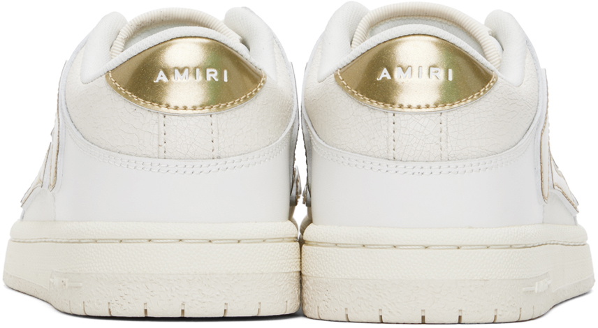 新作!! 爆カッコイイ！！AMIRI スニーカー white×gold Buy Amiri Wmns Stars Platform Court Low 'White Gold