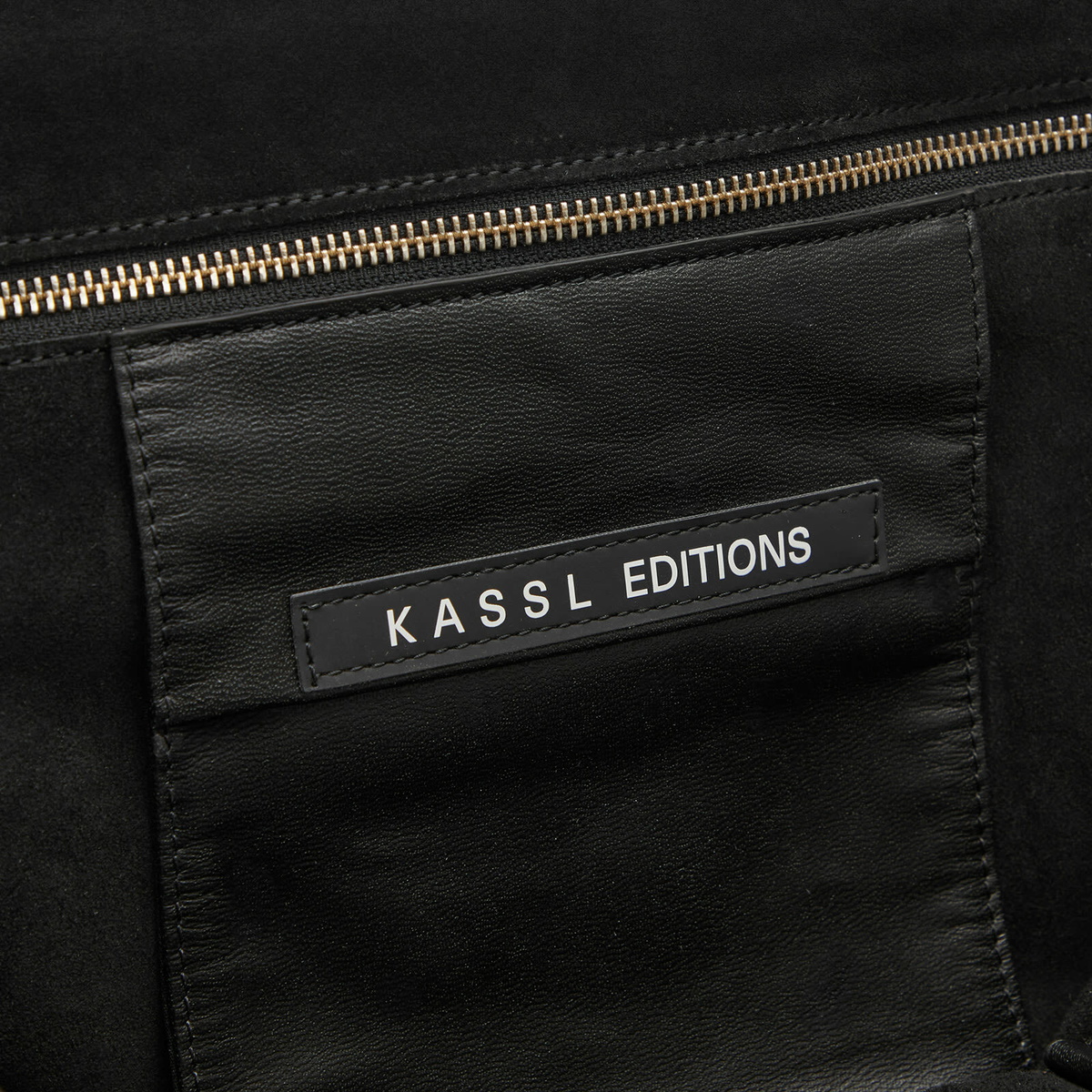 KASSL Editions Women's kassl Tote Suede Bag in Black Kassl
