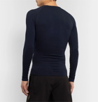 FALKE Ergonomic Sport System - Stretch-Jersey T-Shirt - Blue