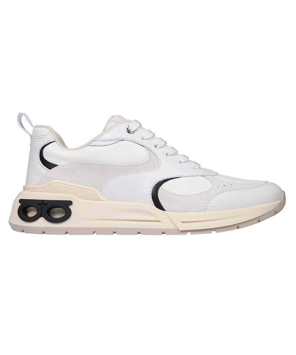 Ferragamo Black Cosma Low Sneakers Salvatore Ferragamo