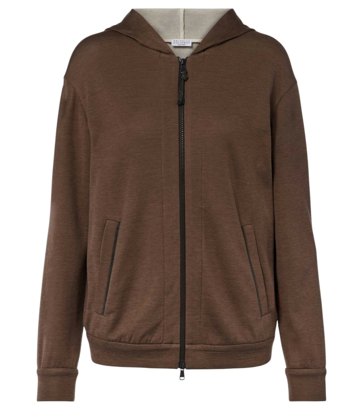 パーカー・フーディ Brunello Cucinelli Cotton Blend Hoodie BRUNELLO CUCINELLI Cotton-blend jersey hoodie | NET-A-PORTER