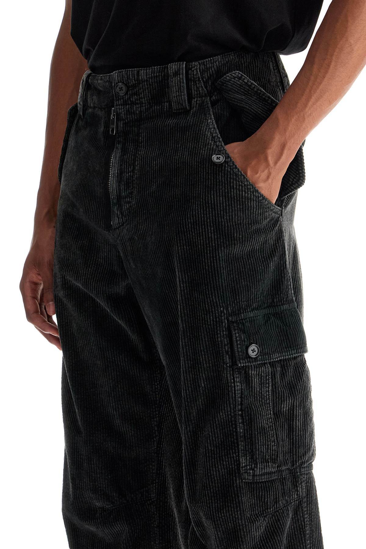 DOLCE & GABBANA corduroy cargo pants Grey Dolce & Gabbana