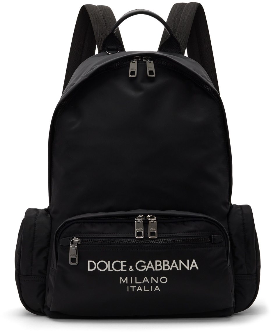 Photo: Dolce & Gabbana Black Sicilia DNA Backpack