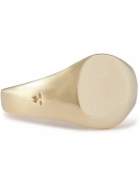 Tom Wood - Mini Signet Recycled Gold Ring - Gold