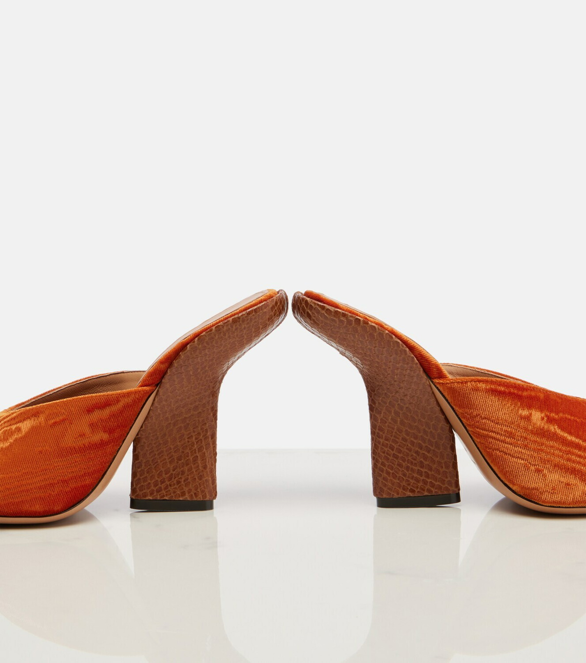 Dries Van Noten Velvet mules
