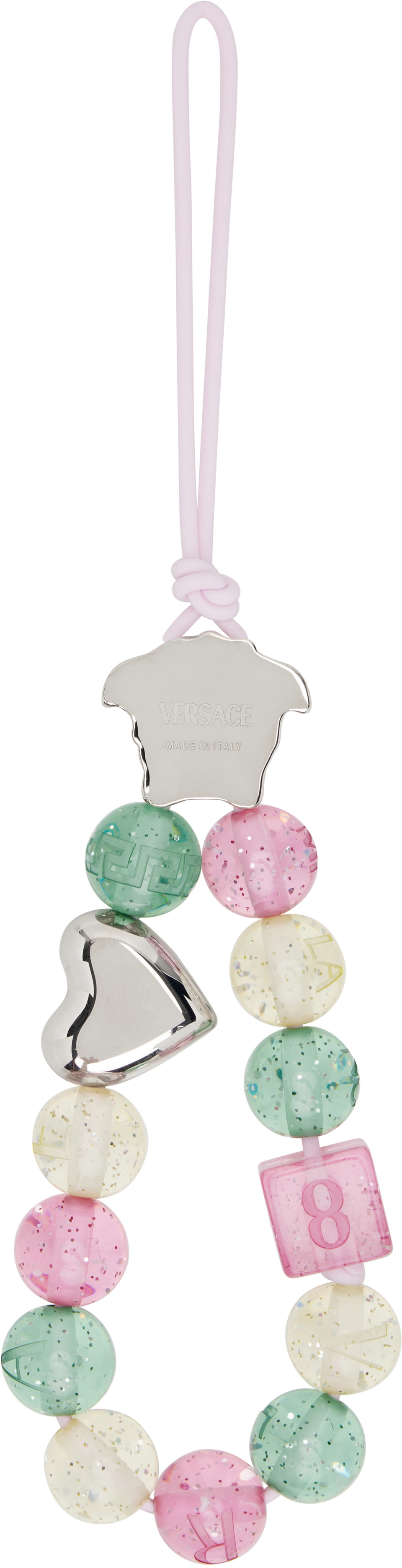 Versace Multicolor Charm Keychain