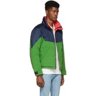 Burberry Reversible Tricolor Down Pendleton Jacket