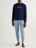 Polo Ralph Lauren - Logo-Embroidered Cotton-Jersey Pyjama Trousers - Blue