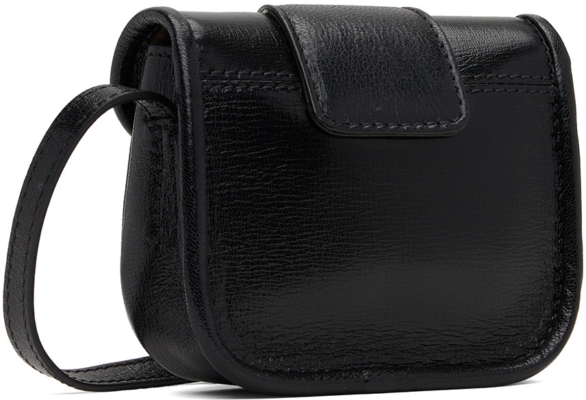 See by Chloé Black Micro Saddie Satchel Bag
