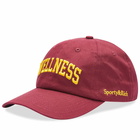 Sporty & Rich Wellness Ivy Cap in Merlot/Gold