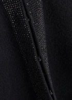 Tory Burch Kendra Crystal-embellished Wool-blend Cardigan Black