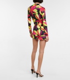 Louisa Ballou - Double Ring printed miniskirt