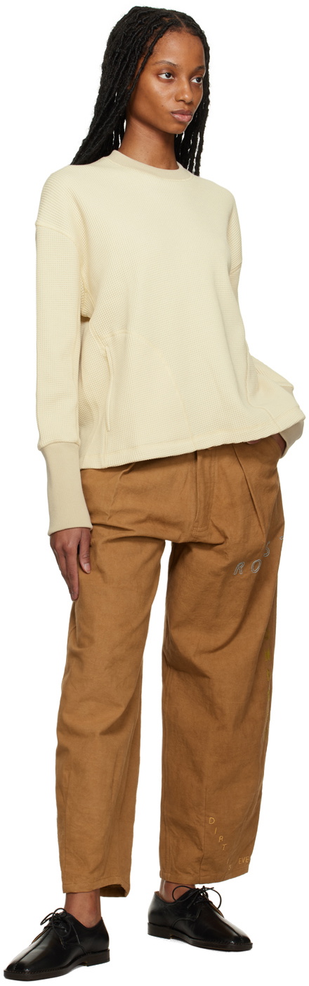 Nicholas Daley Off-White Crewneck Long Sleeve T-Shirt